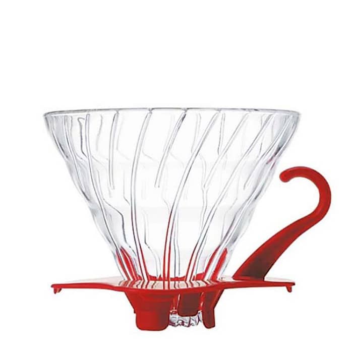 Glass Coffee Dripper V60 02 RED Chiemsee-coffee.de